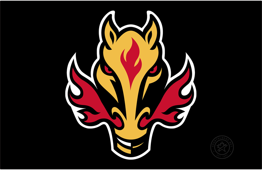 Calgary Flames 2022-Pres Jersey Logo iron on heat transfer